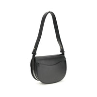 Burberry Black Calf Leather Bos Taurus Shoulder Bag