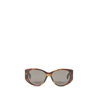 Balenciaga Brown Acetate Sunglasses