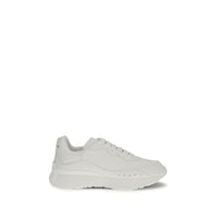 Alexander McQueen White Calf Leather Bos Taurus Chunky Sneakers