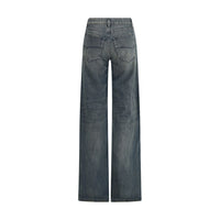 Balenciaga Blue Cotton Jeans Denim