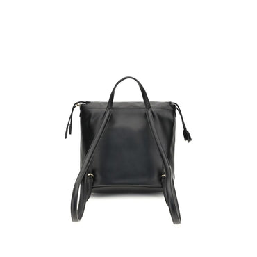 Fendi Black Calf Leather Bos Taurus Backpack