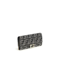 Fendi Blue Cotton Wallet
