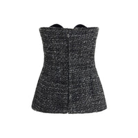 Diesel Gray Polyester Top