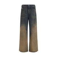 Diesel Blue Lyocell Relaxed Fit Jeans