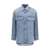 Agolde Blue Denim Shirt