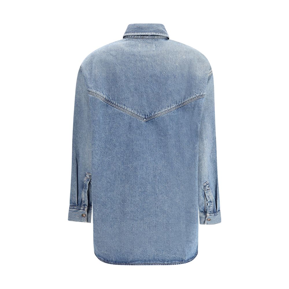 Agolde Blue Denim Shirt
