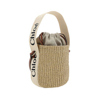 Chloé White Canvas Shoulder Bag