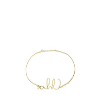 Chloé Gold Brass Thin Belt
