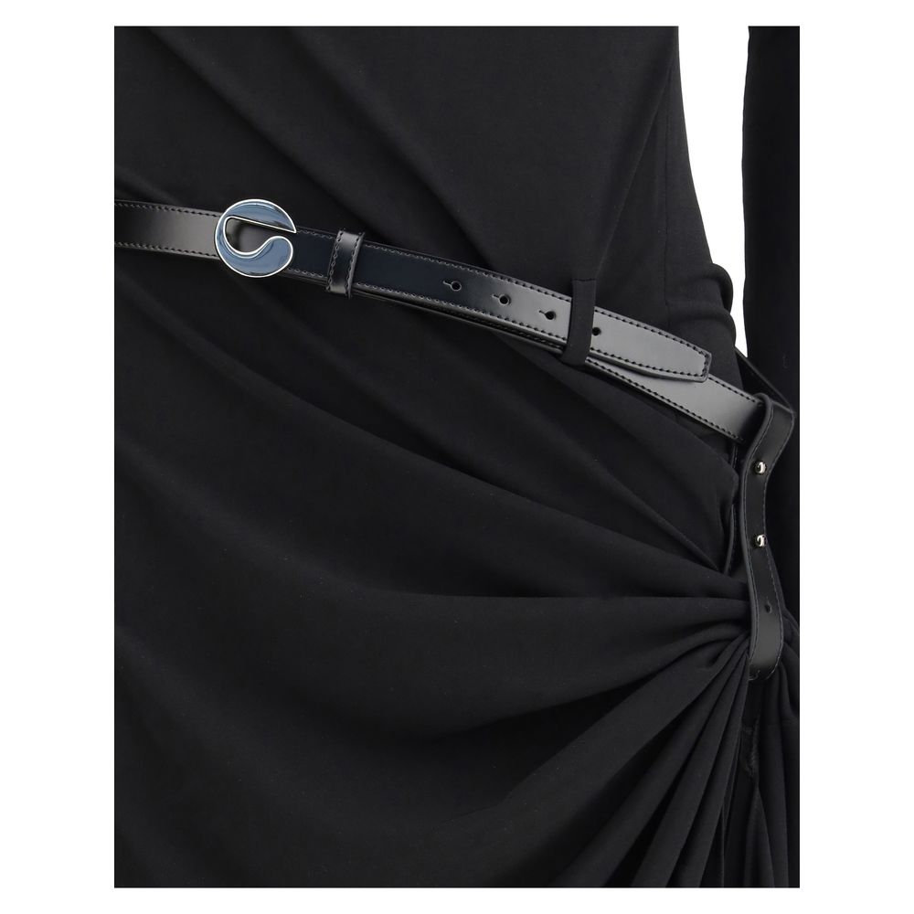 Coperni Black Polyester Casual Dress
