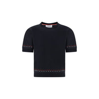 Thom Browne Black Cotton T-Shirt