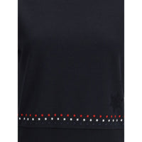 Thom Browne Black Cotton T-Shirt