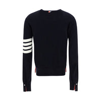 Thom Browne Blue Fleece Wool Polo Shirt