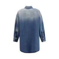 Prada Blue Cotton Denim Jacket