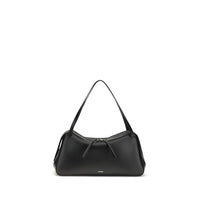 Jil Sander Black Calf Leather Bos Taurus Shoulder Bag