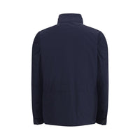 Moncler Blue Polyester Coat