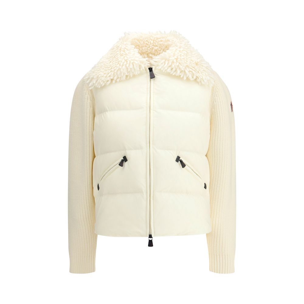 Moncler Grenoble Cream Polyamide Coat