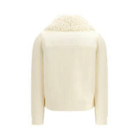 Moncler Grenoble Cream Polyamide Coat