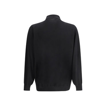 Brunello Cucinelli Black Cashmere Dress Shirt