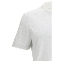 Brunello Cucinelli Gray Cotton T-Shirt
