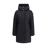 Moose Knuckles Black Recycled Polyester Parka
