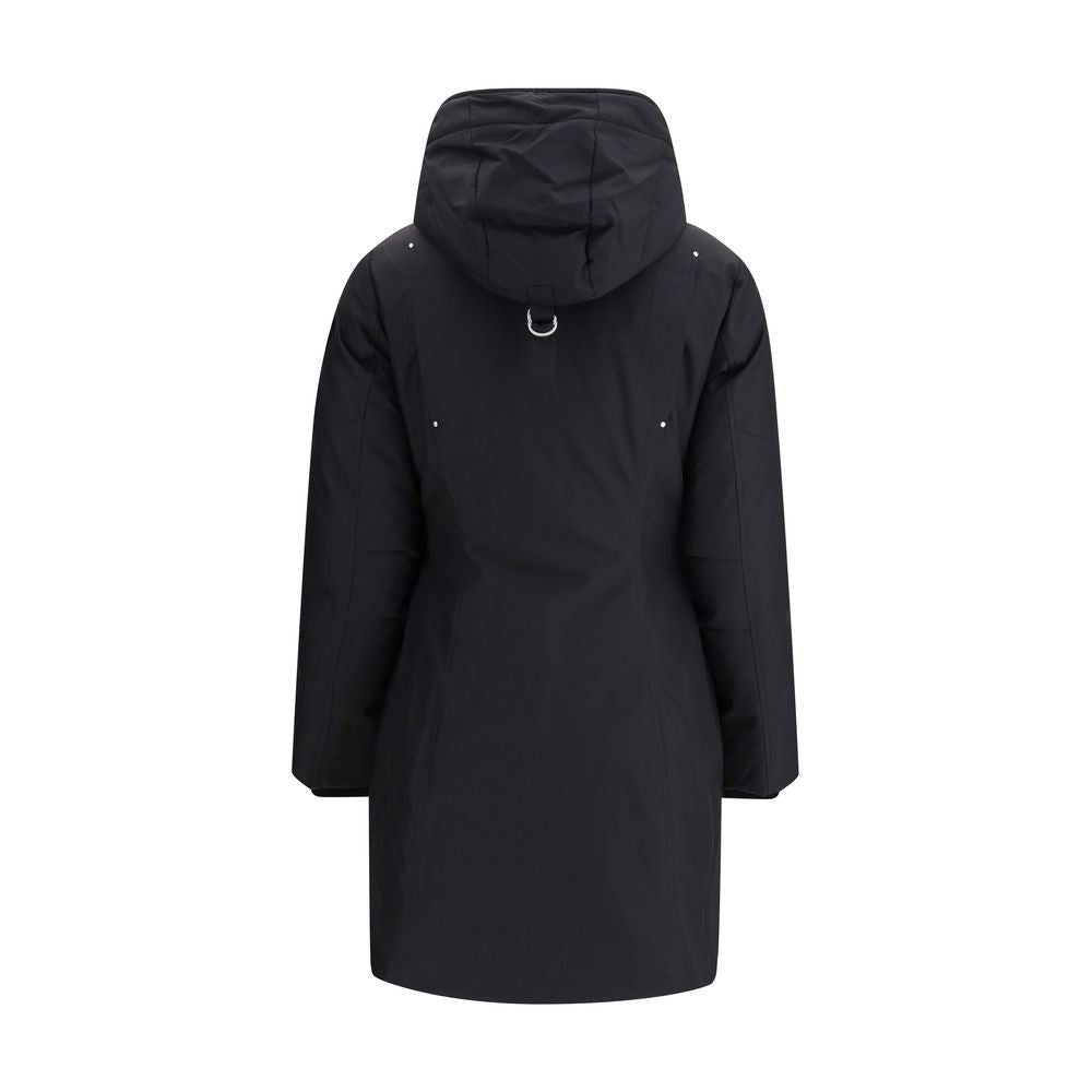 Moose Knuckles Black Recycled Polyester Parka