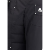 Moose Knuckles Black Recycled Polyester Parka