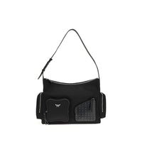 MCM Black Fabric Shoulder Bag