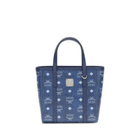 MCM Blue Fabric Handbag