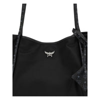 MCM Black Fabric Shoulder Bag
