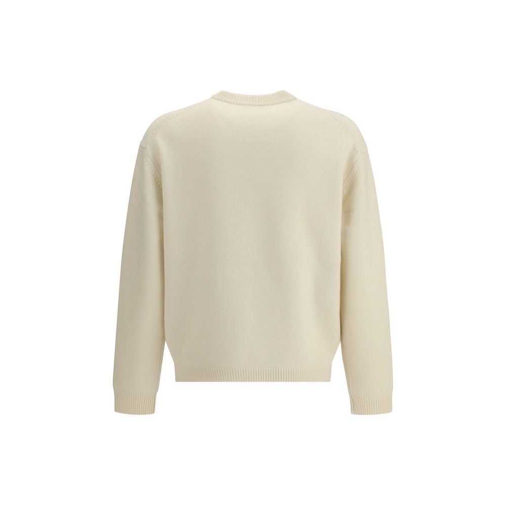 Maison Kitsuné Cream Wool Sweatshirt