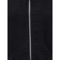 Rick Owens Black Fleece Wool Biker Jacket