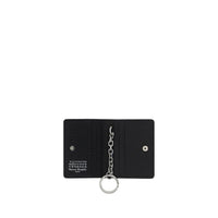 Margiela Black Calf Leather Bos Taurus Keychain