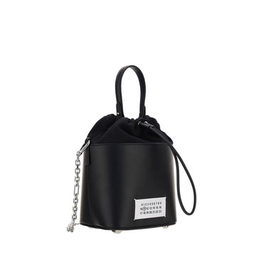 Margiela Black Calf Leather Bos Taurus Shoulder Bag