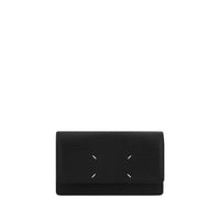 Margiela Black Calf Leather Bos Taurus Wallet