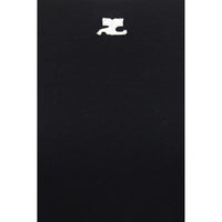 Courrèges Black Cotton T-Shirt