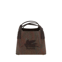 Etro Brown Fabric Handbag