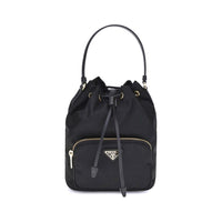 Prada Black Polyamide Backet Bag