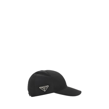 Prada Black Polyamide Cap (Baseball Hat)