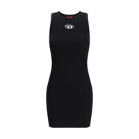 Diesel Black Viscose Casual Dress