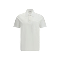 Givenchy White Cotton Polo Shirt