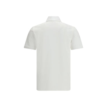 Givenchy White Cotton Polo Shirt