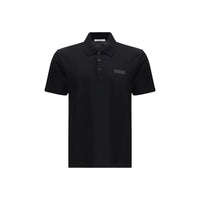 Givenchy Black Cotton Polo Shirt