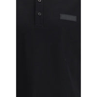 Givenchy Black Cotton Polo Shirt