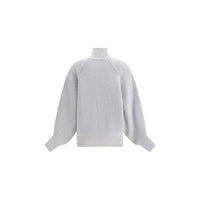 Balmain Gray Wool Sweatshirt