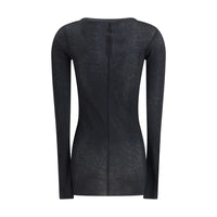 Rick Owens Black Cotton Sportswear