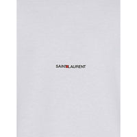 Saint Laurent White Cotton T-Shirt