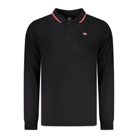 Norway 1963 Black Cotton Men Polo Shirt
