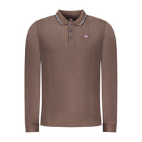 Norway 1963 Brown Cotton Men Polo Shirt