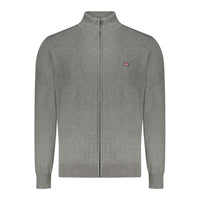 Norway 1963 Gray Polyester Men Cardigan