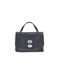 Zanellato Black Calf Leather Bos Taurus Shoulder Bag